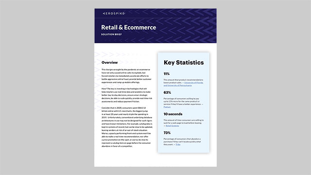 Retail and Ecommerce Solution Brief