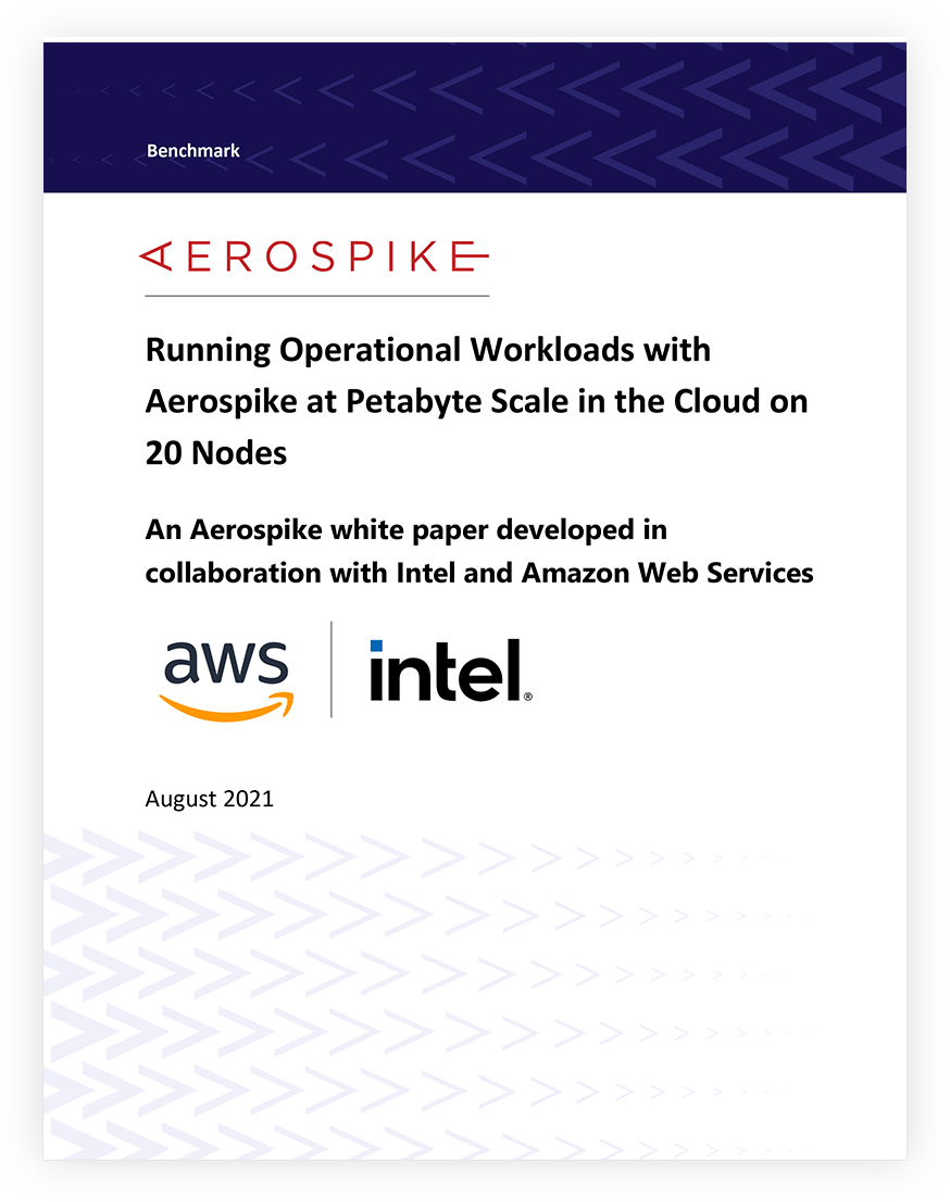 Benchmark Report: Running Operational Workloads with Aerospike at Petabyte Scale in the Cloud on 20 Nodes