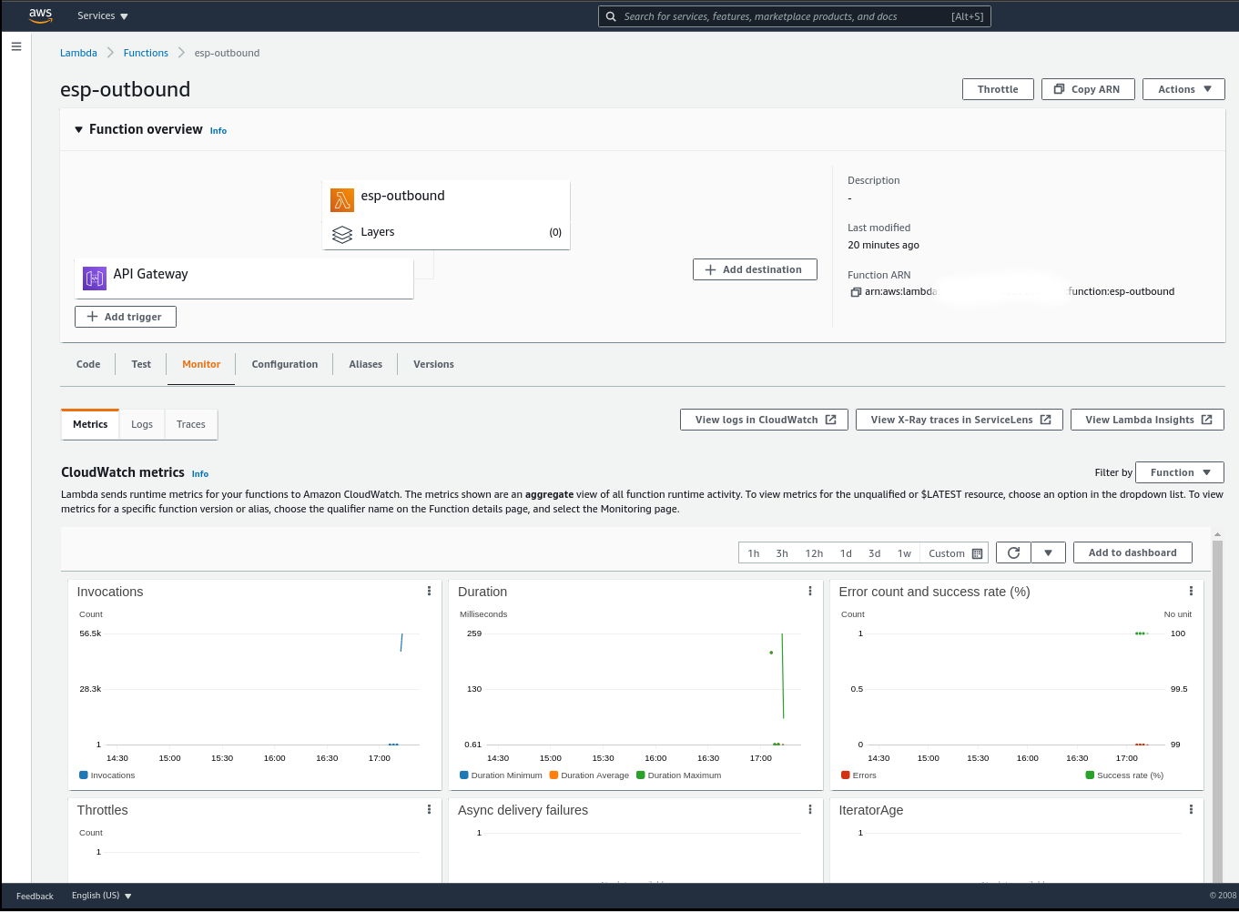Monitoring in action for AWS Lambda
