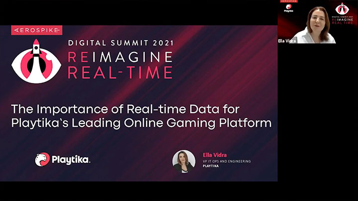 Summit 2021: Playtika: The Importance of Real-time Data for Playtika’s Leading Online Gaming Platform