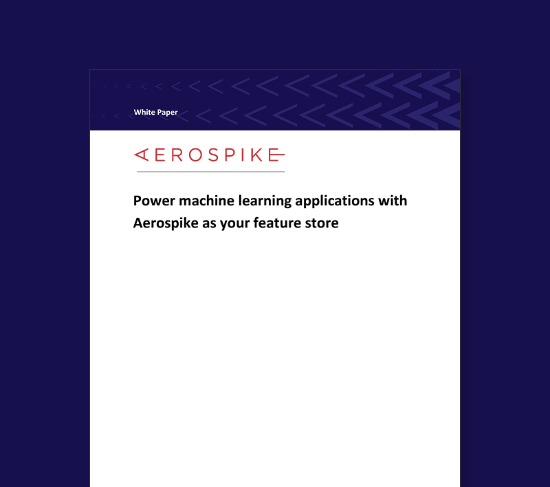 White Paper: Power machine learning applications with Aerospike as your feature store