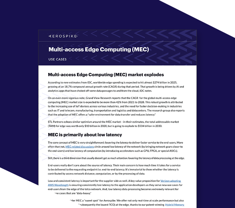 Multi-access Edge Computing (MEC)