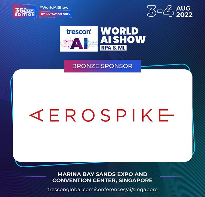 Aeropsike is a Bronze Sponsor of World AI Show 2022 (Singapore)