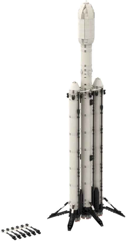 Space Launch System Falcon Heavy Rocket Building Kit