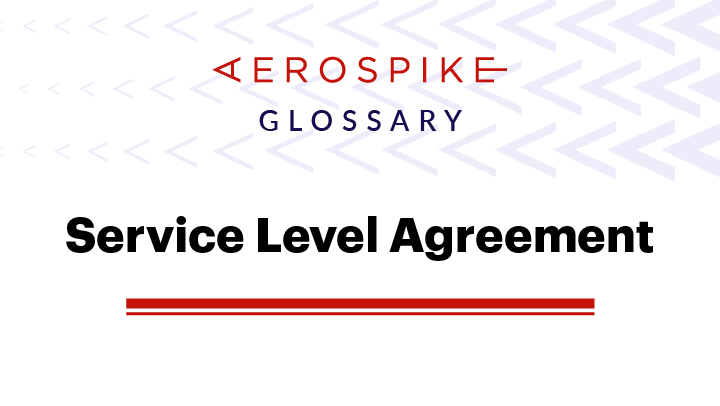 service level agreement (SLA)