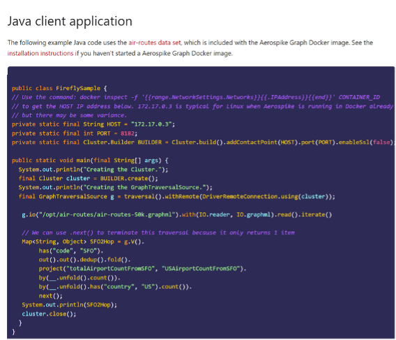 Java Client Application