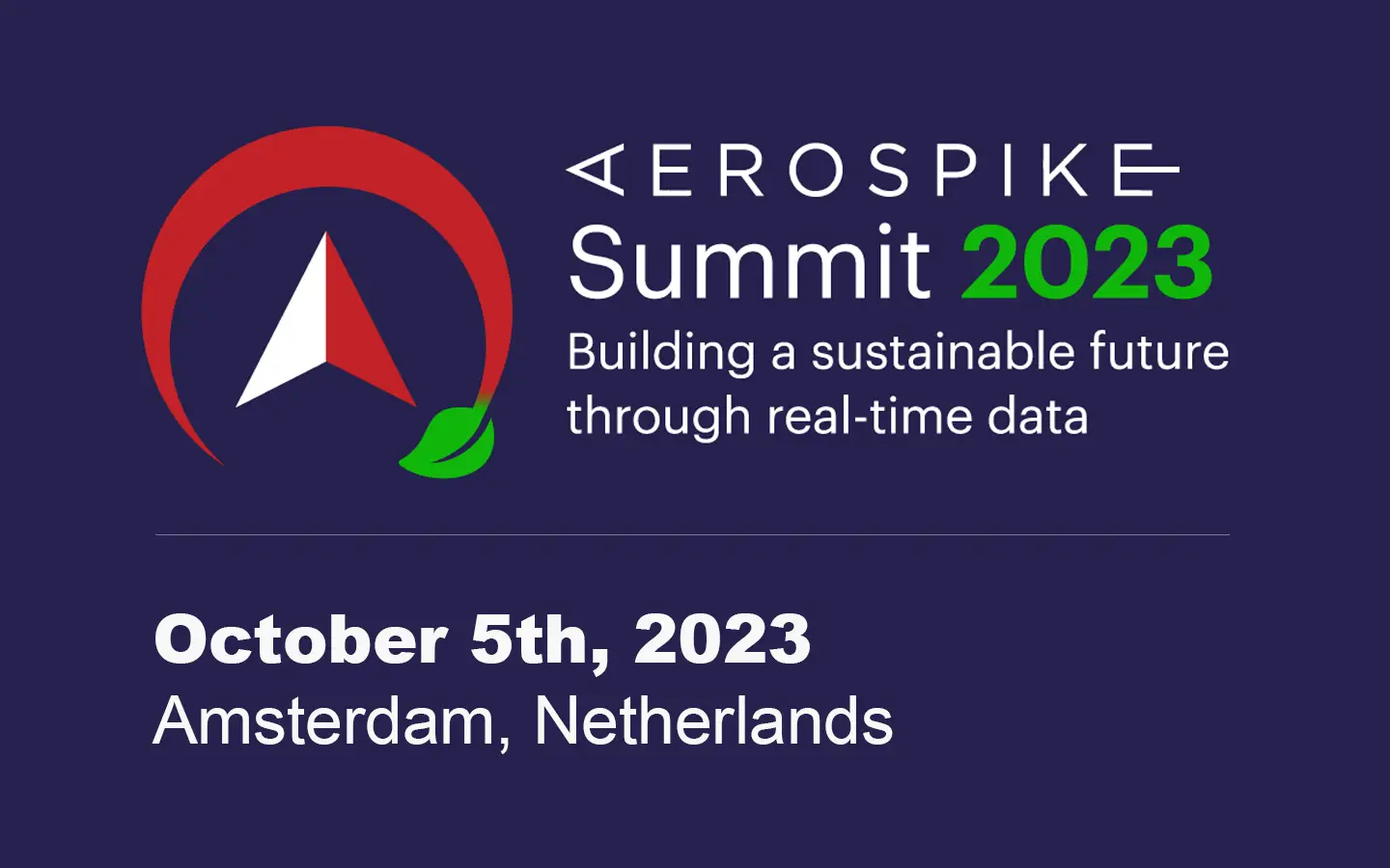 Aerospike Summit 2023 Amsterdam